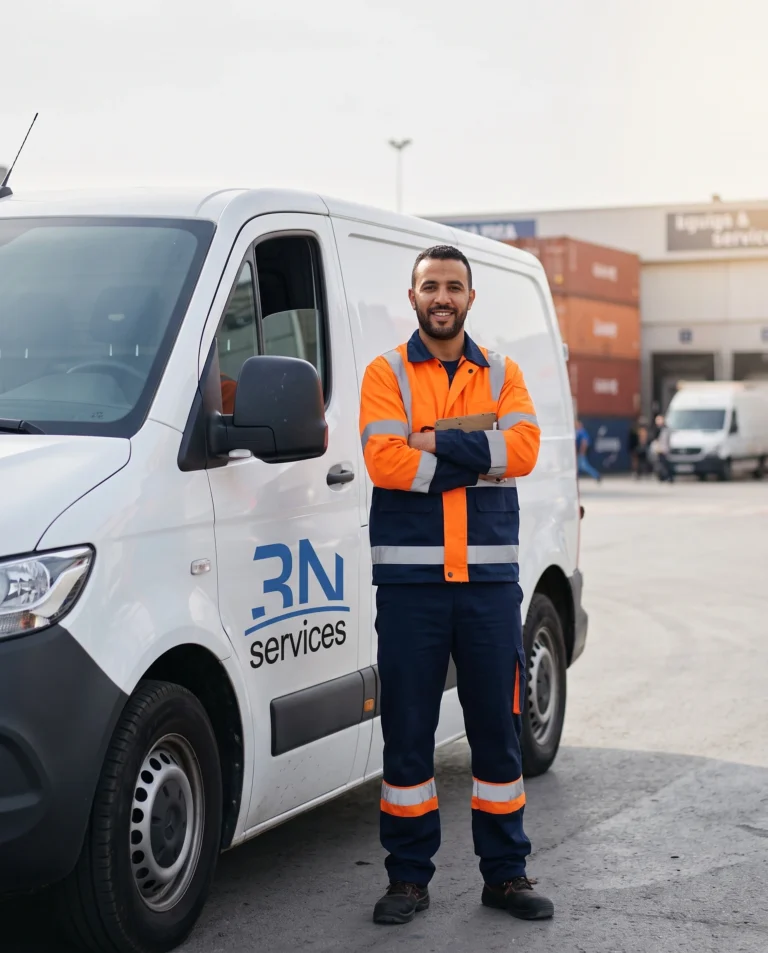 Véhicule utilitaire de livraison 3N Services - Logistique urbaine au Maroc